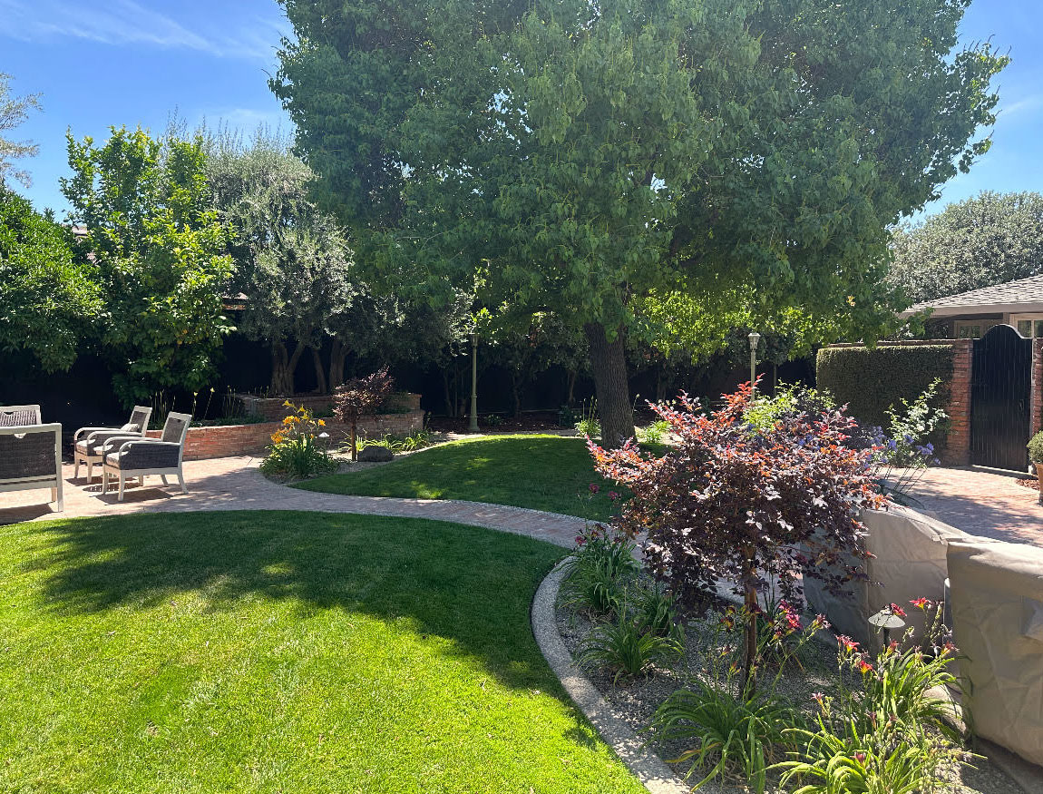 Green landscape and yard care. Green landscape and yard care.